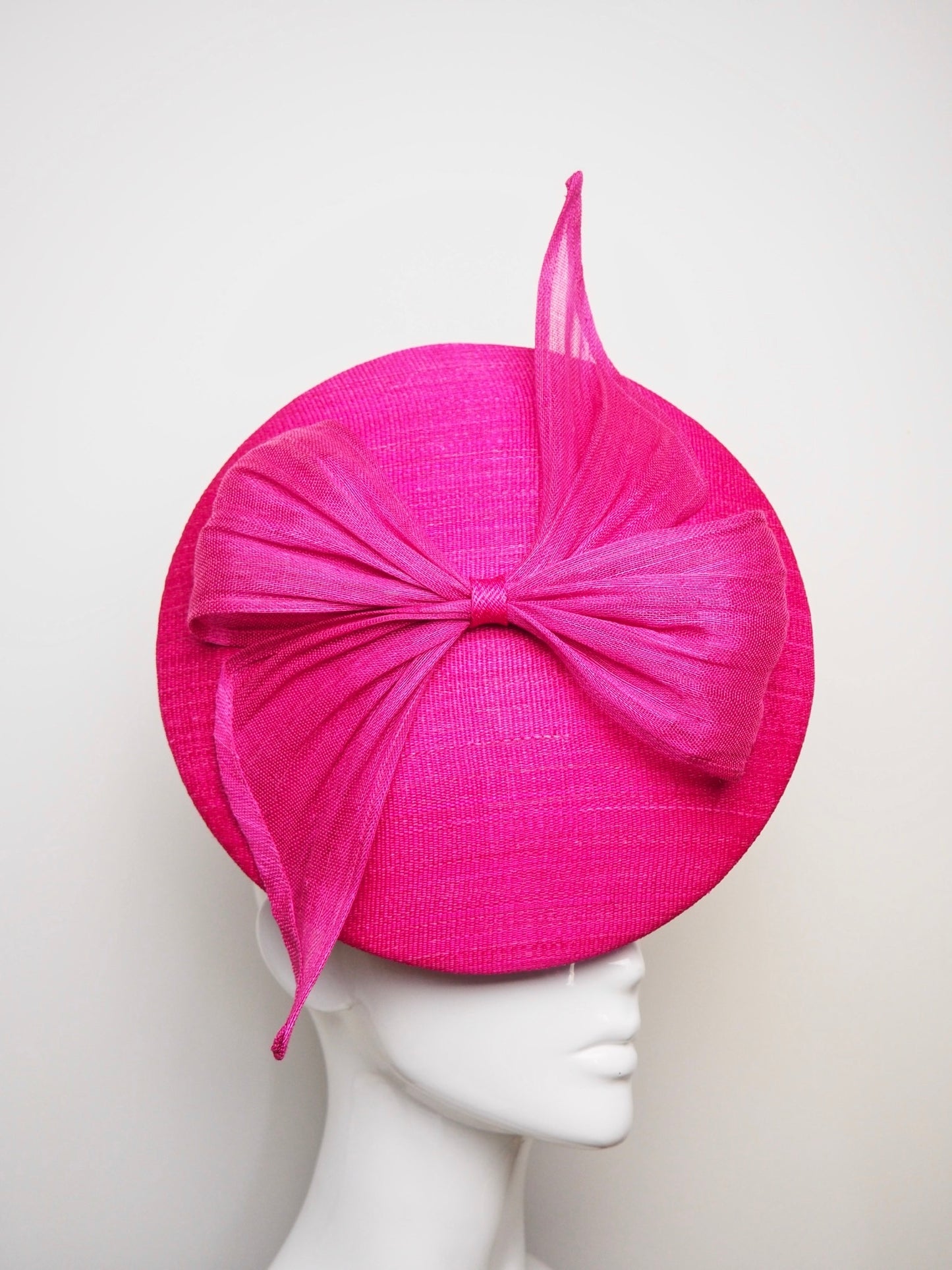 Tied in a Bow - Hot Pink Tinalak Percher with Bow