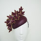 Maroon Maven - Small maroon base with maroon and gold leaves