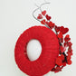 All you need is love - Red tulle doughnut with heart detail
