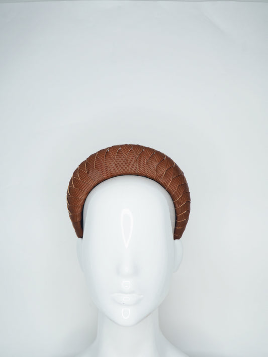 Mia - Leather 3d Halo - textured tan