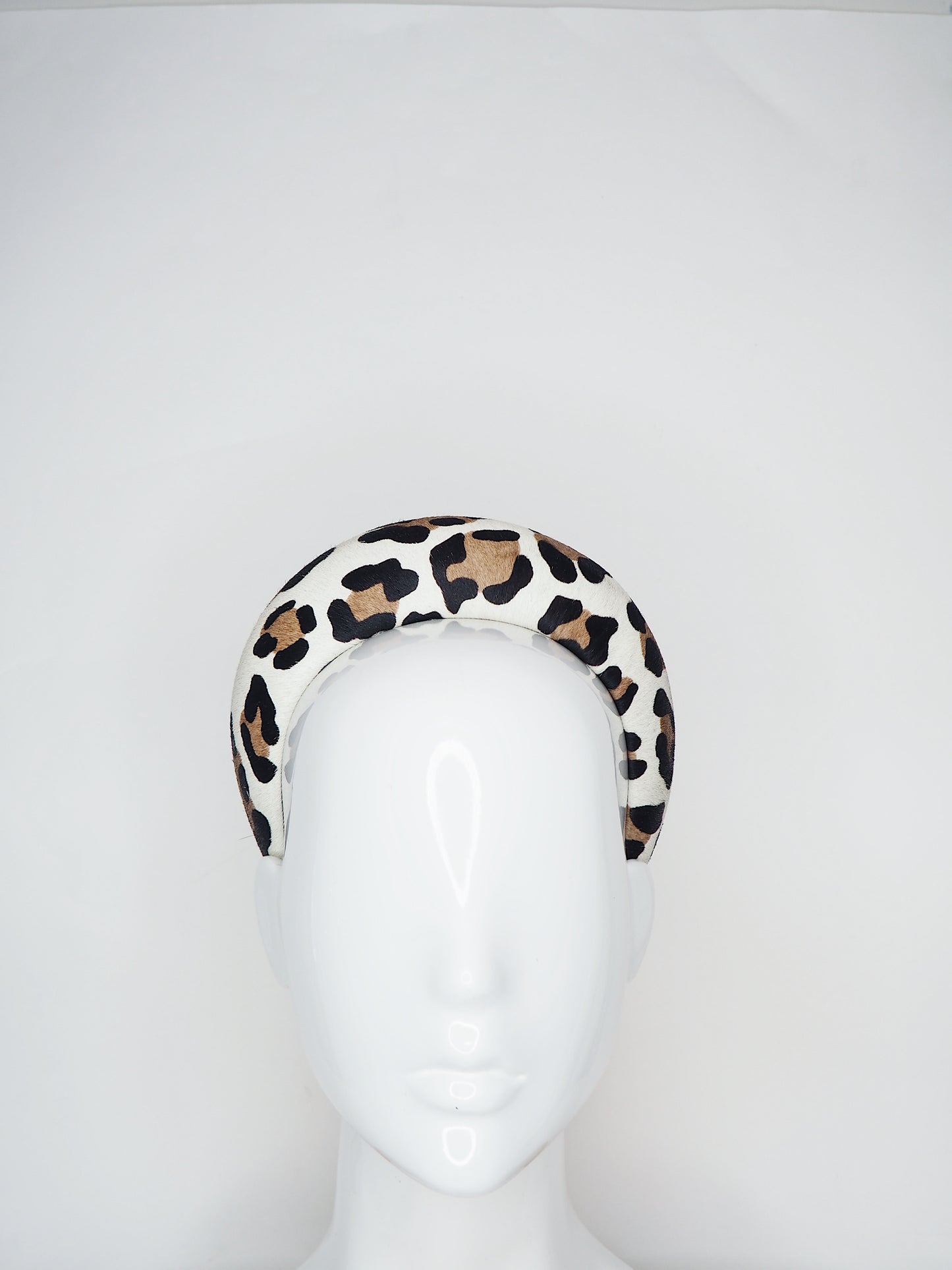 Wild Thing - Mia - Snow Leopard Hair On Hide 3D headband