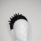 Daisy Nior - Black sparkle Halo with Daisy Detail - REDUCED worn once