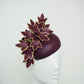 Maroon Maven - Small maroon base with maroon and gold leaves