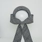 Tied in a Bow - Houndstooth 3d headband with bow.